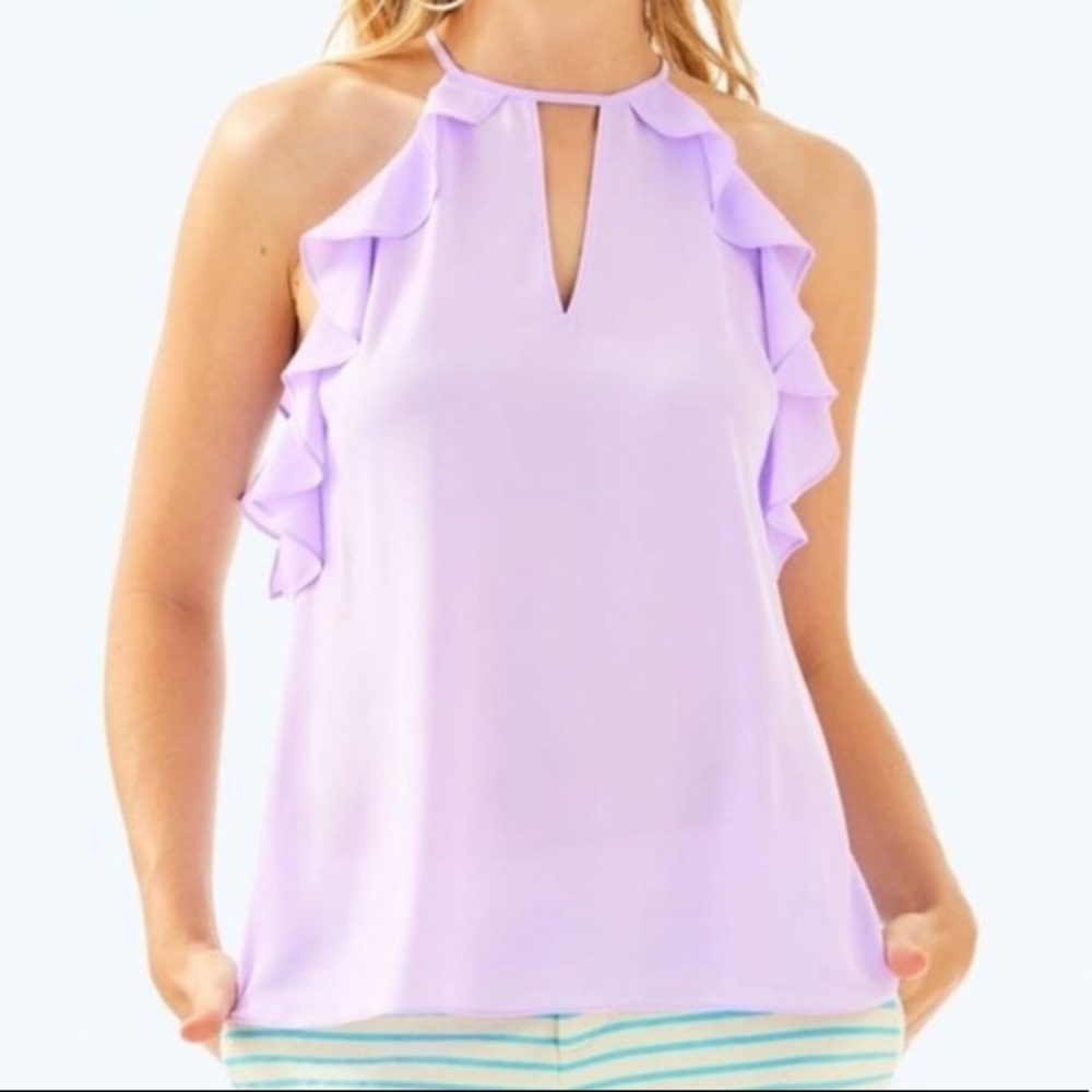 Lilly Pulitzer Padma Halter Tank Top